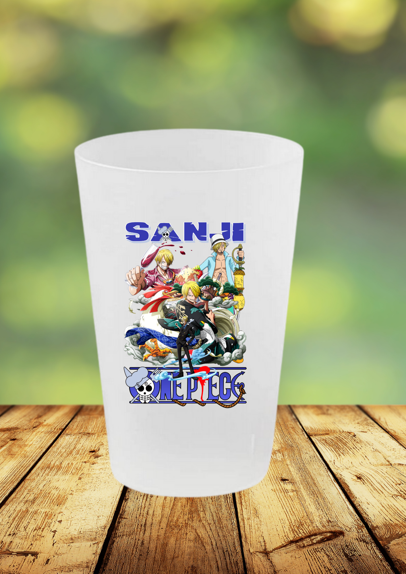 Gobelet One Piece – Impression DTF UV – 136 modèles au choix