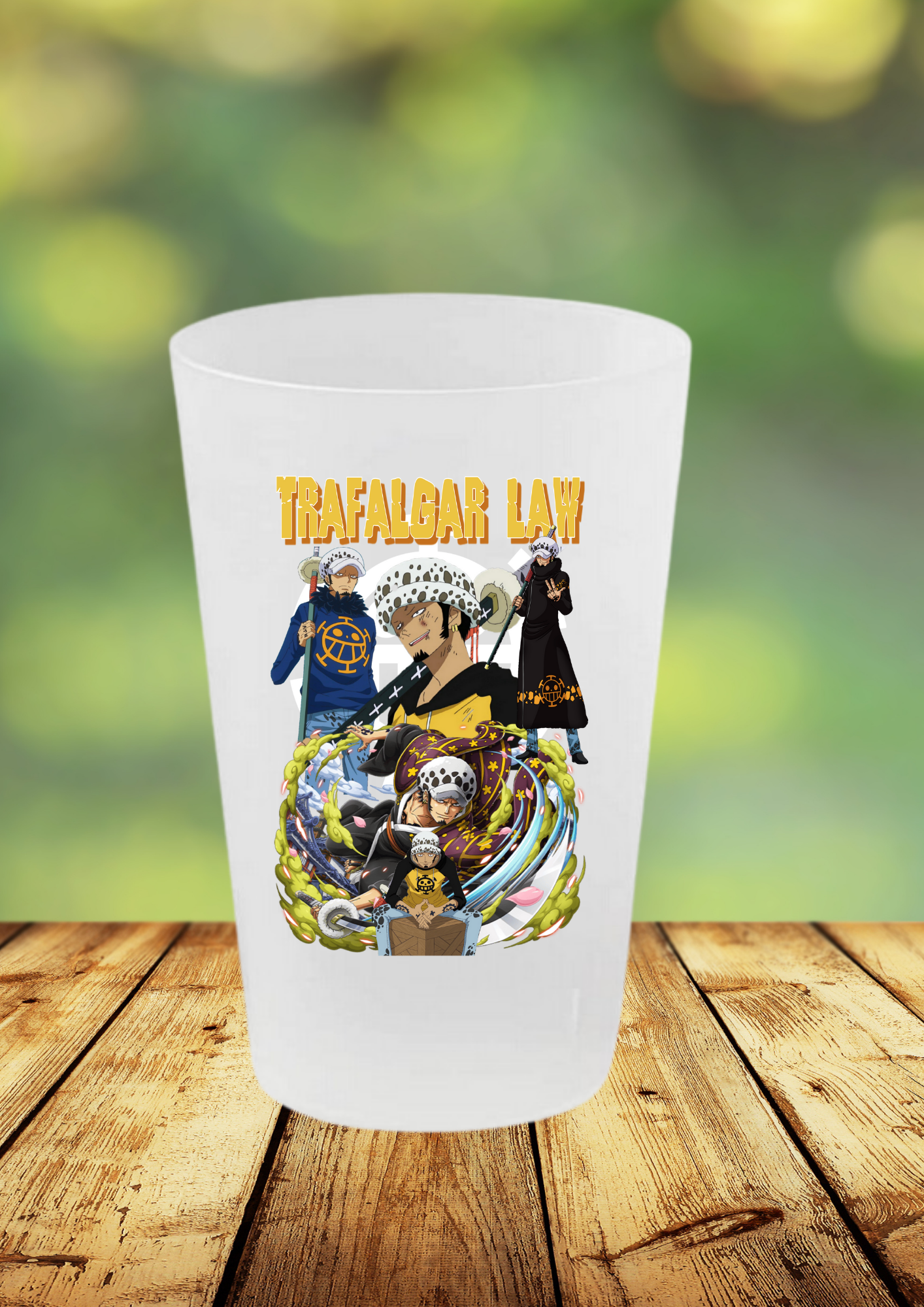 Gobelet One Piece – Impression DTF UV – 136 modèles au choix