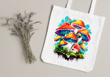 Tote Bag Psychedelic Designs – 100 modèles au choix – Noir ou Blanc