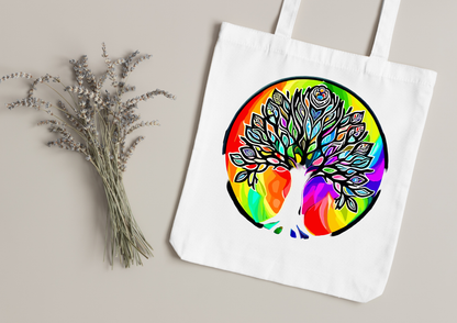 Tote Bag Psychedelic Designs – 100 modèles au choix – Noir ou Blanc
