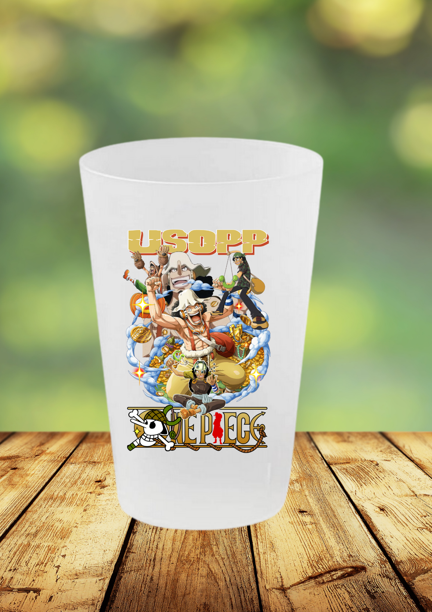 Gobelet One Piece – Impression DTF UV – 136 modèles au choix