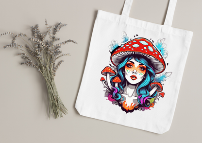 Tote Bag Psychedelic Designs – 100 modèles au choix – Noir ou Blanc