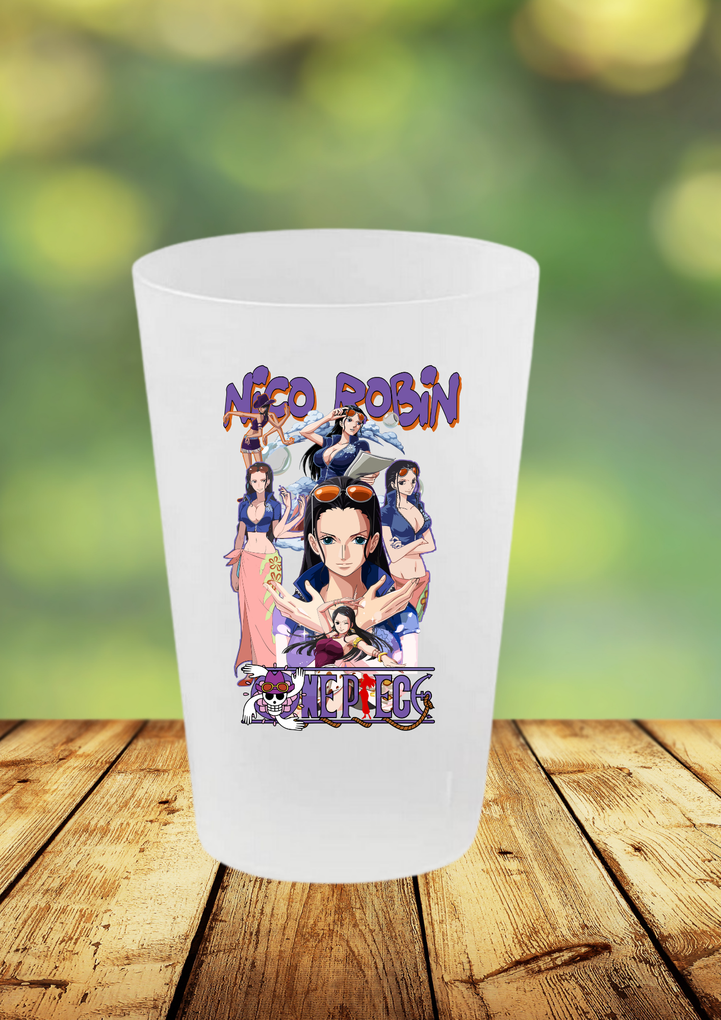 Gobelet One Piece – Impression DTF UV – 136 modèles au choix