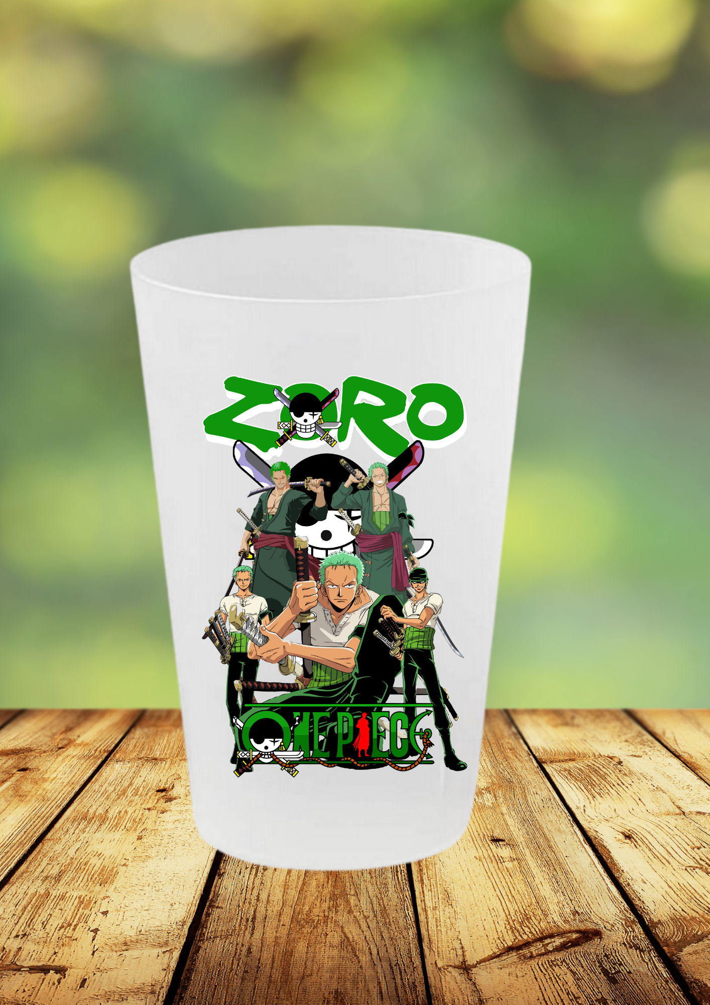 Gobelet One Piece – Impression DTF UV – 136 modèles au choix