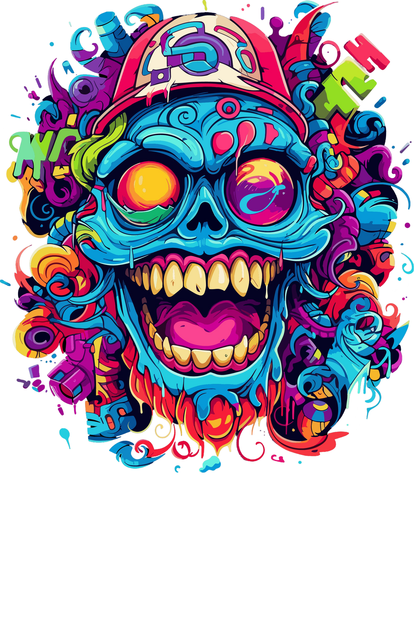 Psychedelic Designs – Fichier PNG Haute Qualité – 100 modèles au choix