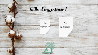Cartes étapes grossesse -thème cœur