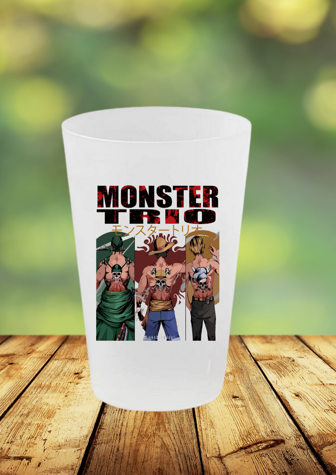 Gobelet One Piece – Impression DTF UV – 136 modèles au choix