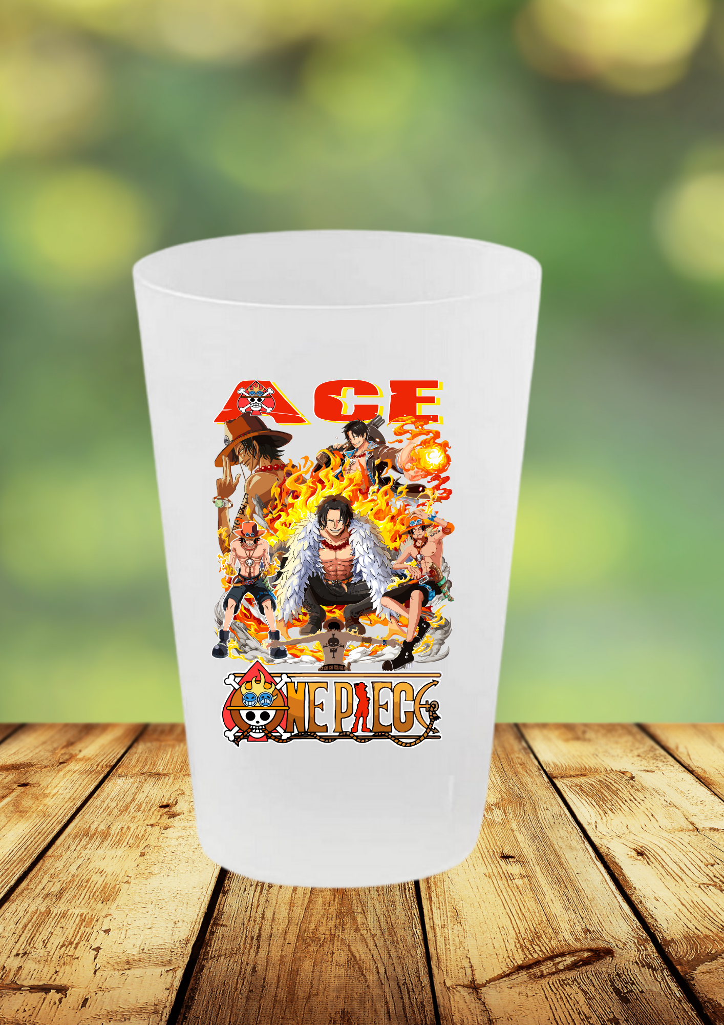 Gobelet One Piece – Impression DTF UV – 136 modèles au choix