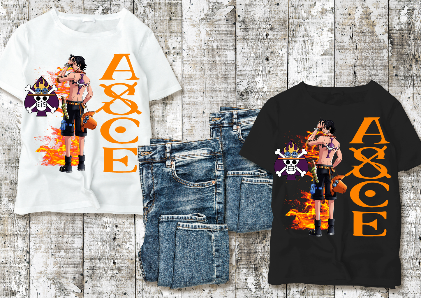 T-shirt One Piece 10 Modèles