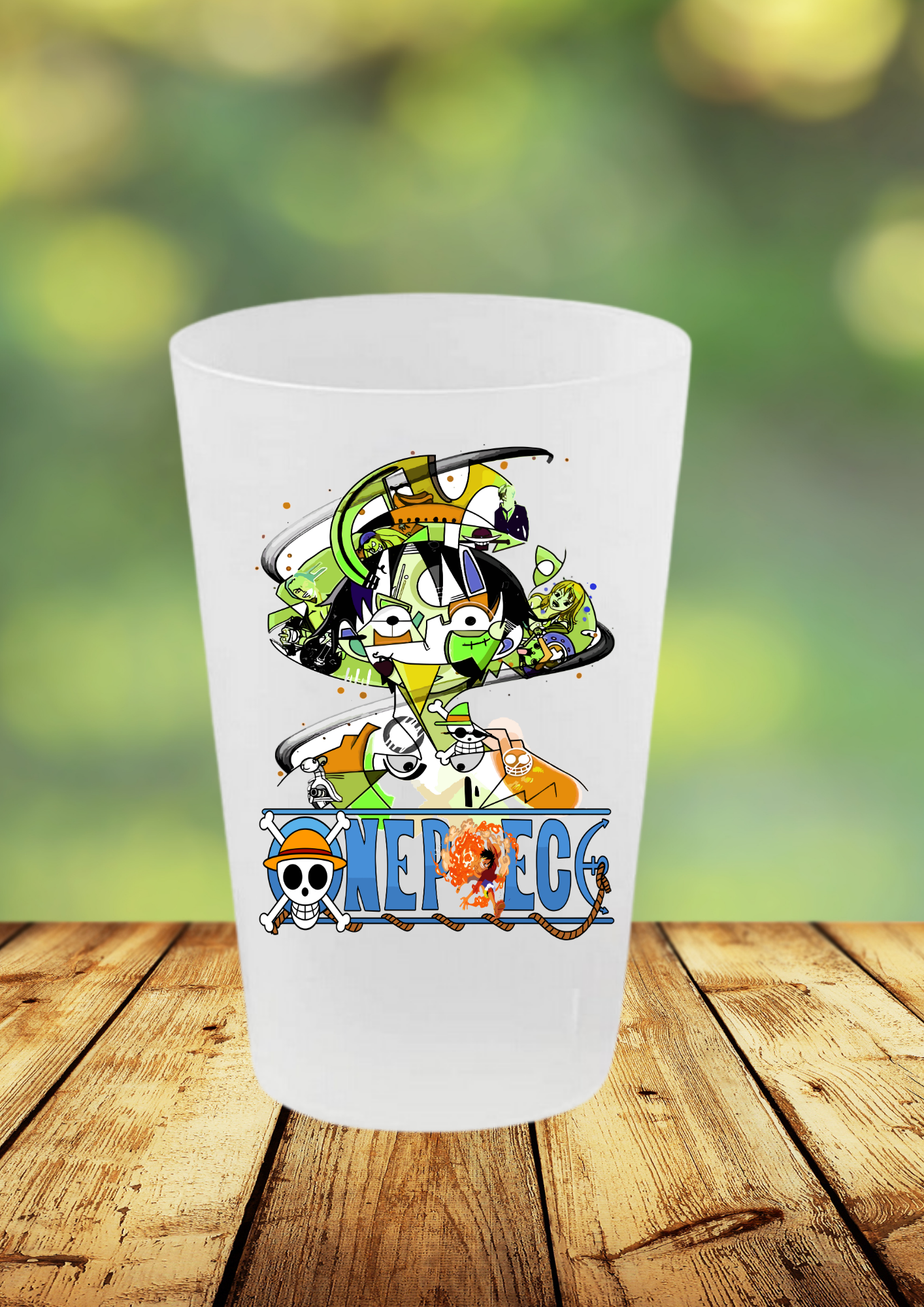 Gobelet One Piece – Impression DTF UV – 136 modèles au choix