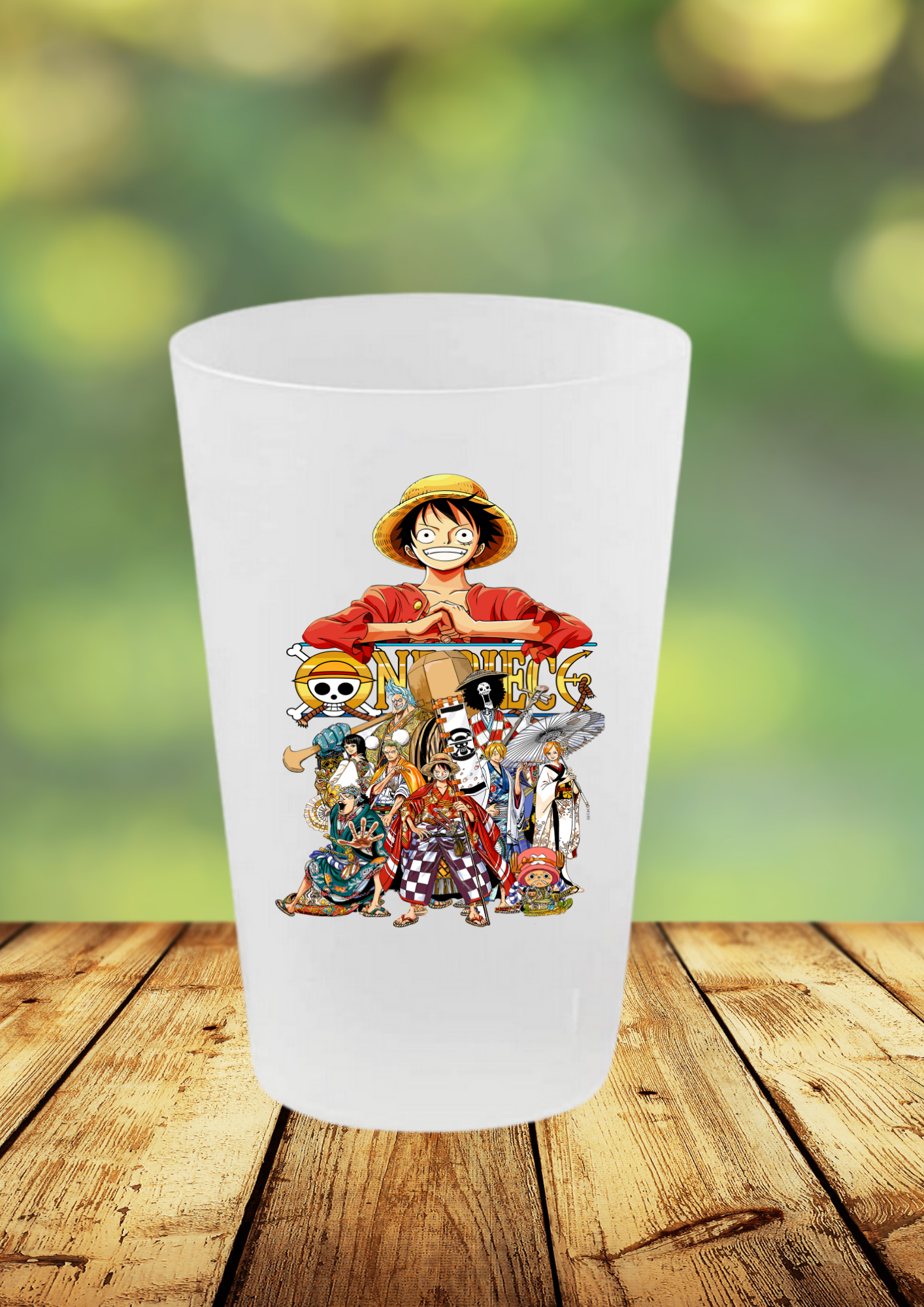 Gobelet One Piece – Impression DTF UV – 136 modèles au choix