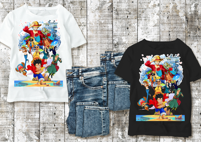 T-shirt One Piece 10 Modèles