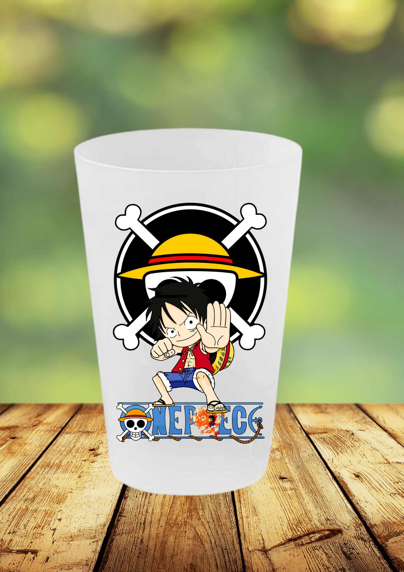 Gobelet One Piece – Impression DTF UV – 136 modèles au choix