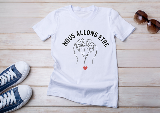 T-shirt annonce grossesse – "Nous allons être parents