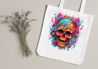 Tote Bag Psychedelic Designs – 100 modèles au choix – Noir ou Blanc