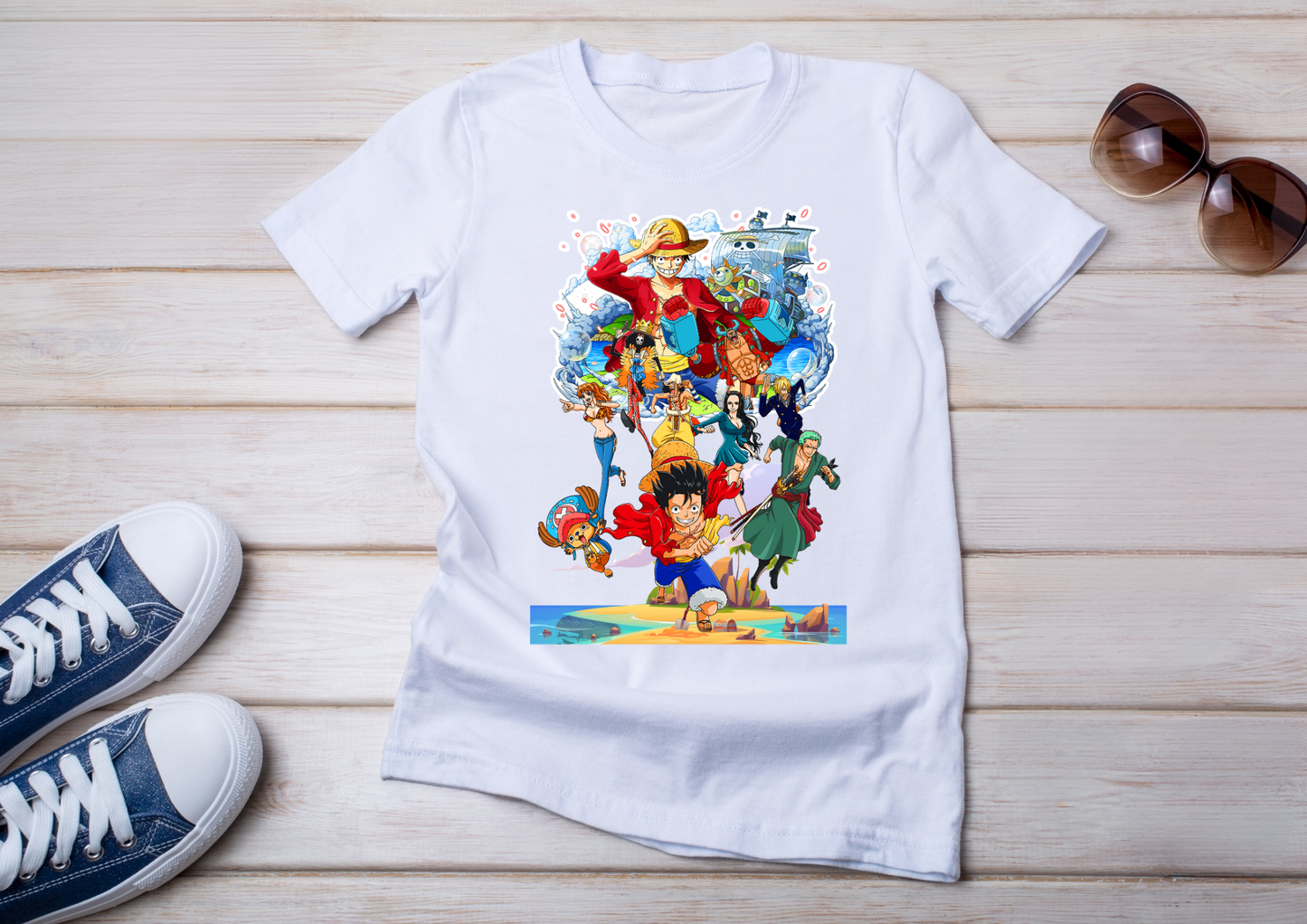T-shirt One Piece 10 Modèles
