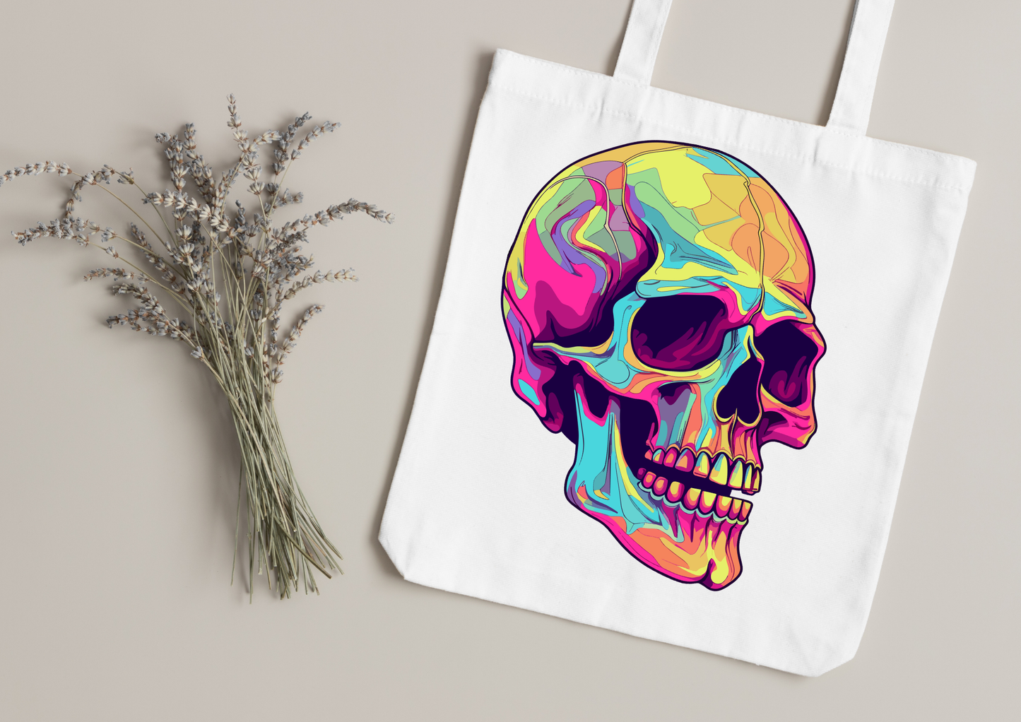 Tote Bag Psychedelic Designs – 100 modèles au choix – Noir ou Blanc