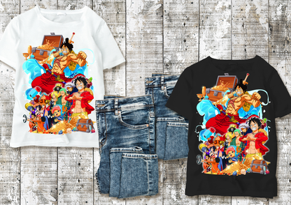 T-shirt One Piece 10 Modèles