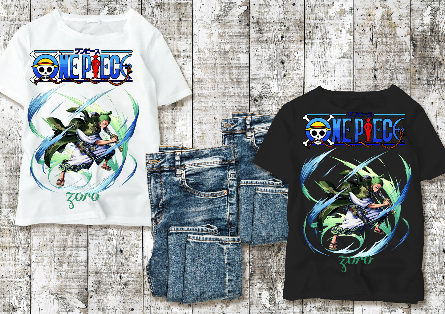 T-shirt One Piece 10 Modèles