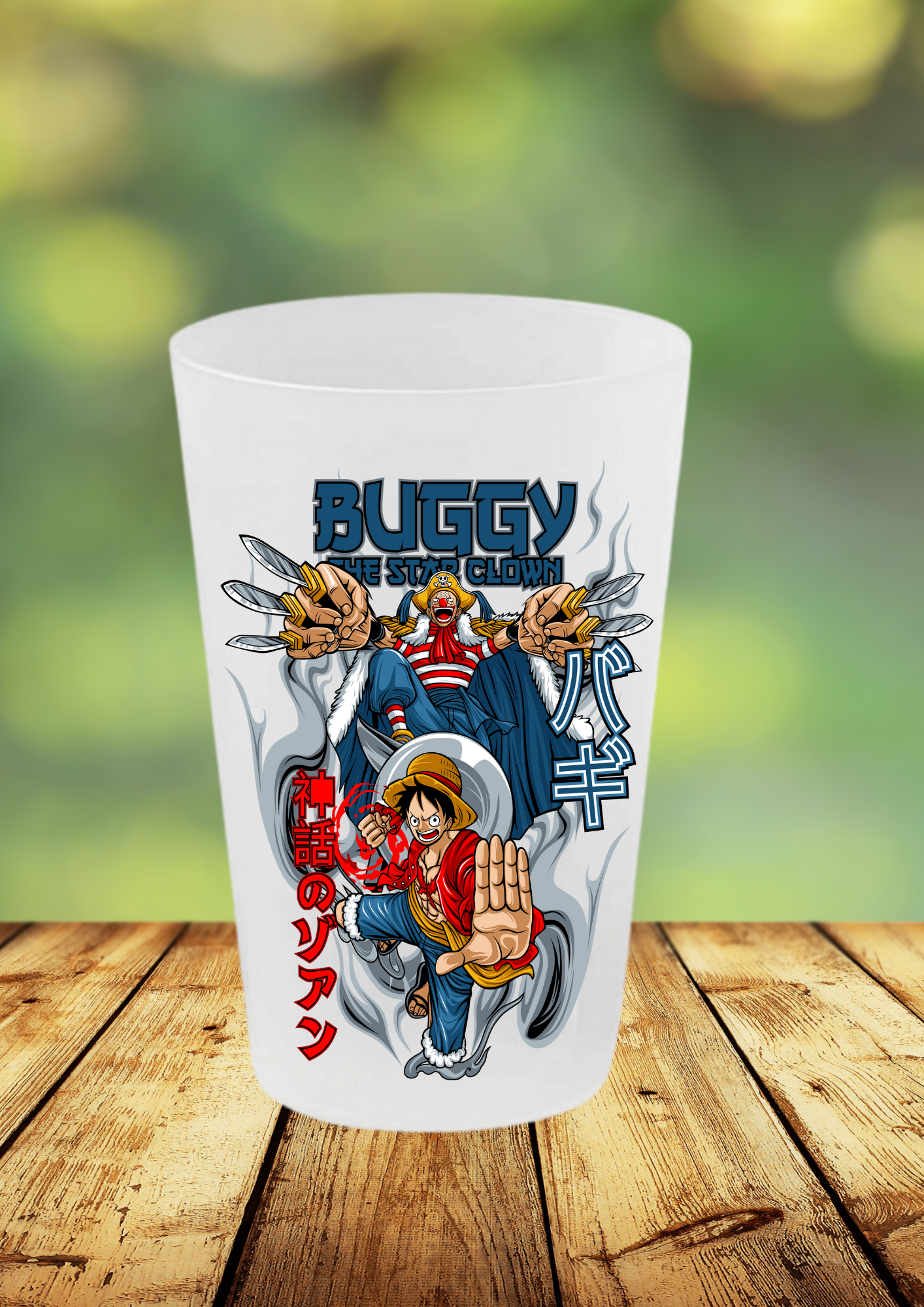 Gobelet One Piece – Impression DTF UV – 136 modèles au choix