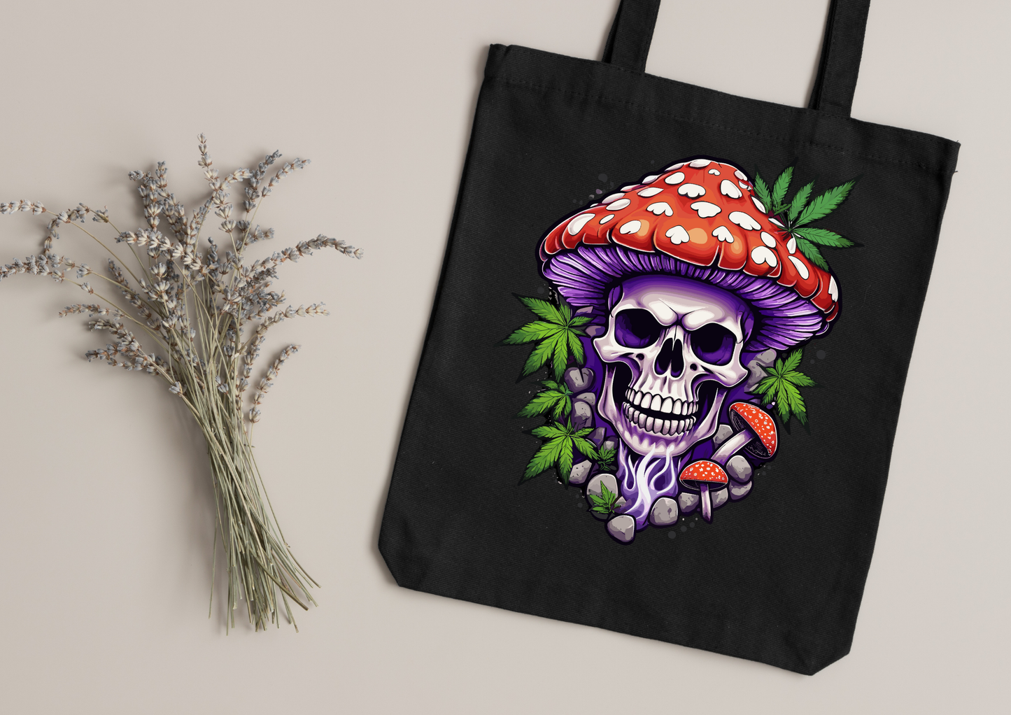 Tote Bag Psychedelic Designs – 100 modèles au choix – Noir ou Blanc
