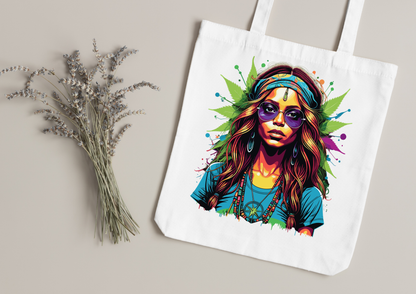 Tote Bag Psychedelic Designs – 100 modèles au choix – Noir ou Blanc