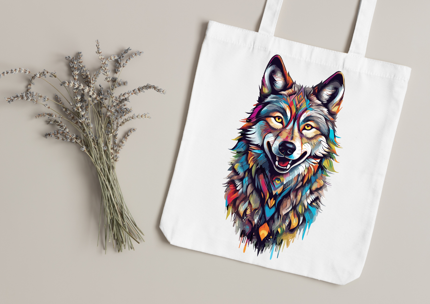 Tote Bag Psychedelic Designs – 100 modèles au choix – Noir ou Blanc