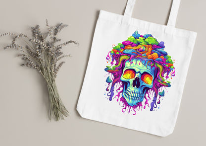 Tote Bag Psychedelic Designs – 100 modèles au choix – Noir ou Blanc