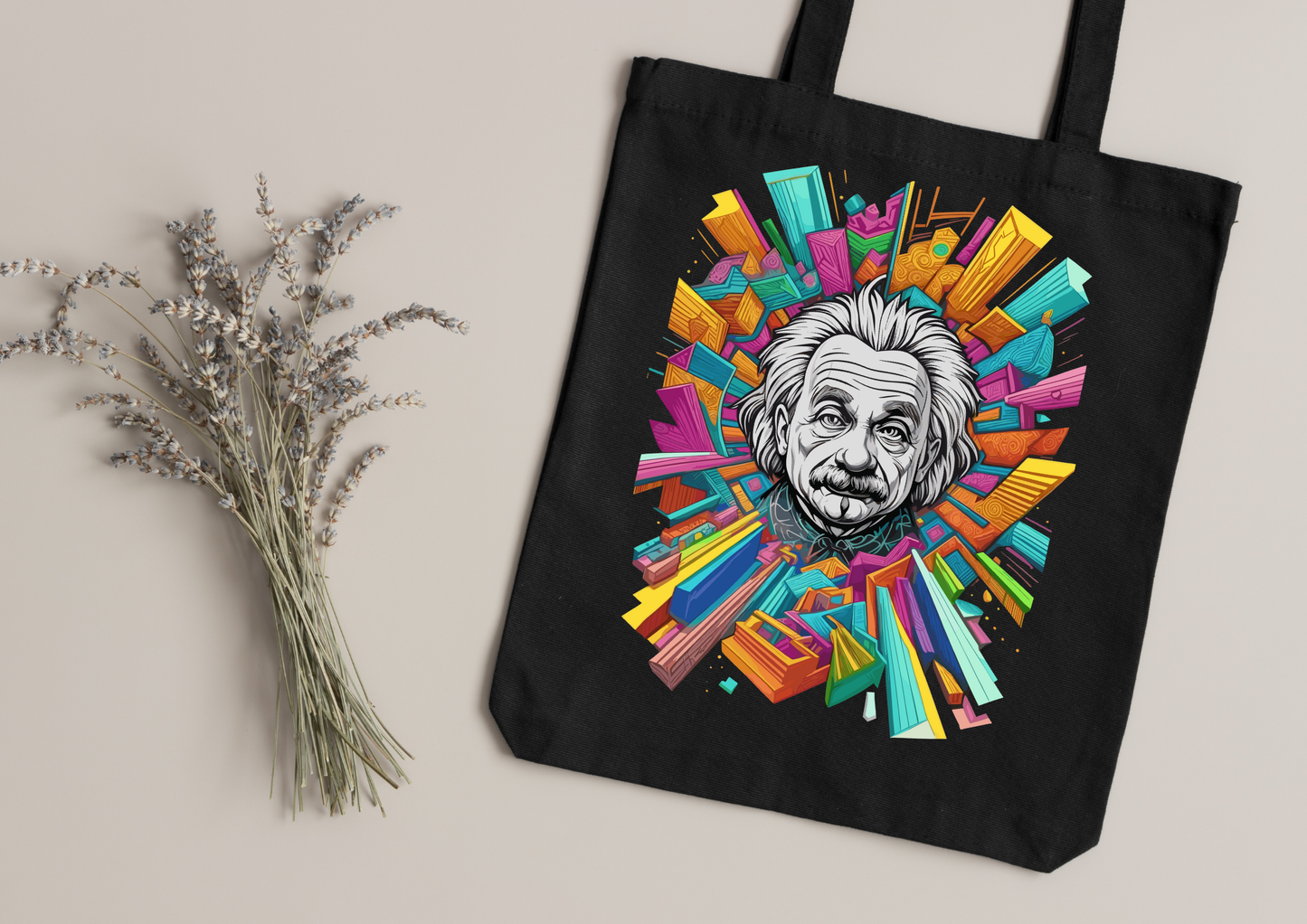 Tote Bag Psychedelic Designs – 100 modèles au choix – Noir ou Blanc