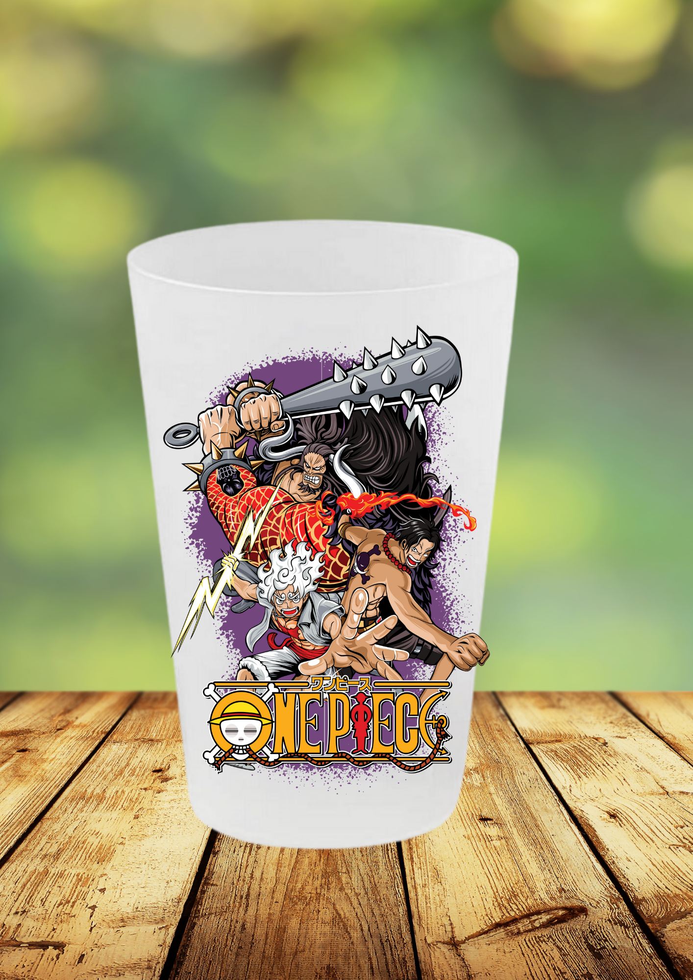 Gobelet One Piece – Impression DTF UV – 136 modèles au choix