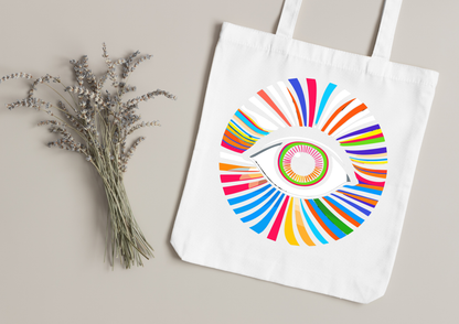 Tote Bag Psychedelic Designs – 100 modèles au choix – Noir ou Blanc