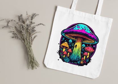 Tote Bag Psychedelic Designs – 100 modèles au choix – Noir ou Blanc