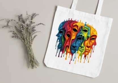 Tote Bag Psychedelic Designs – 100 modèles au choix – Noir ou Blanc