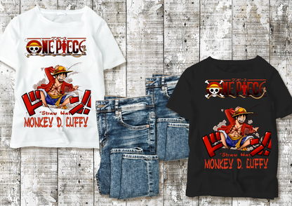 T-shirt One Piece 10 Modèles