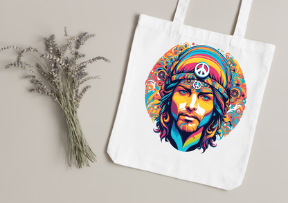 Tote Bag Psychedelic Designs – 100 modèles au choix – Noir ou Blanc