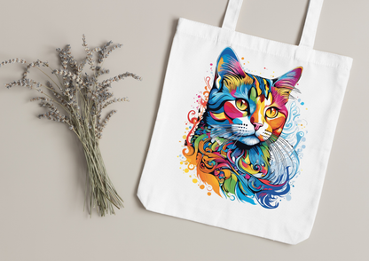 Tote Bag Psychedelic Designs – 100 modèles au choix – Noir ou Blanc