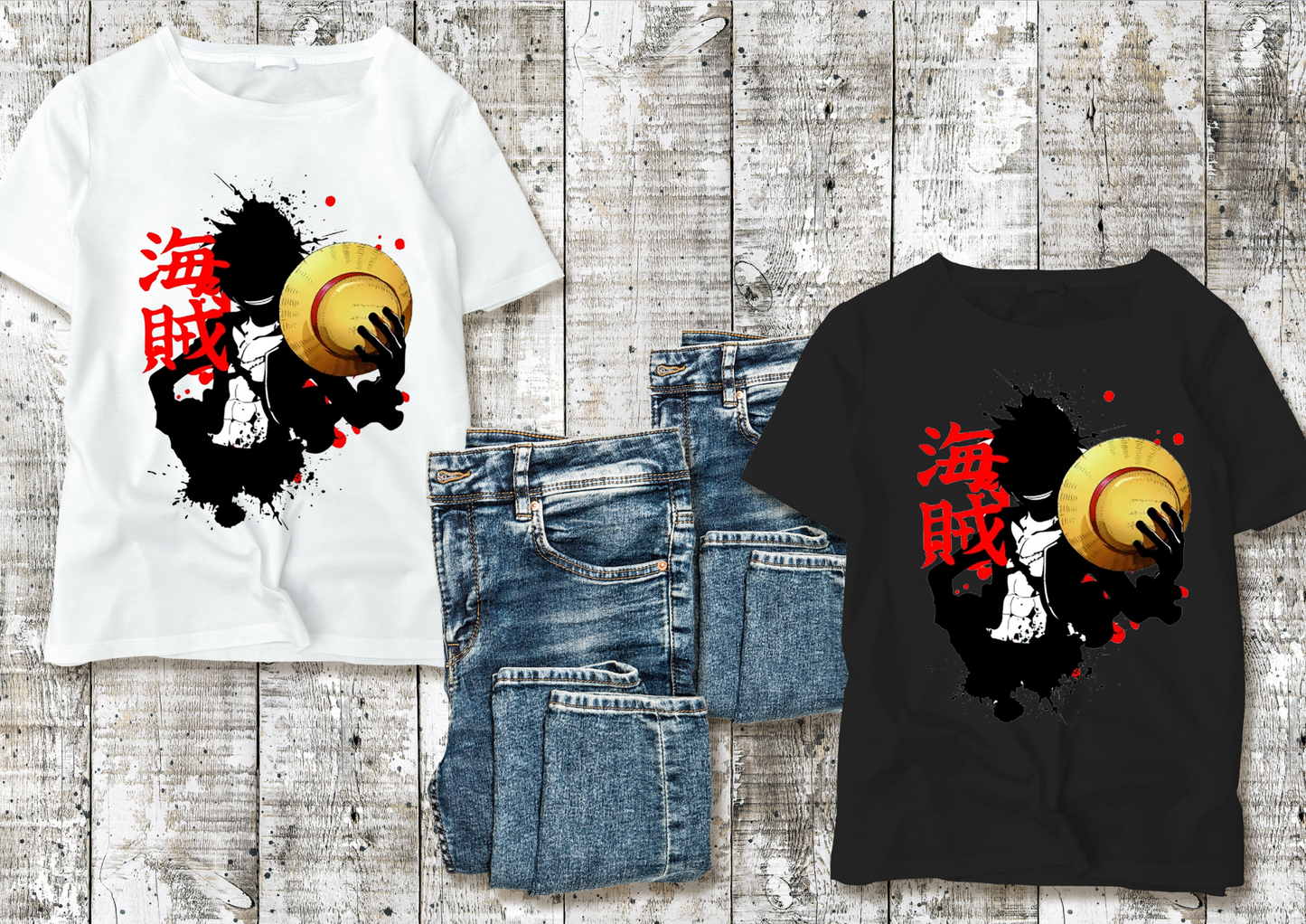 T-shirt One Piece 10 Modèles