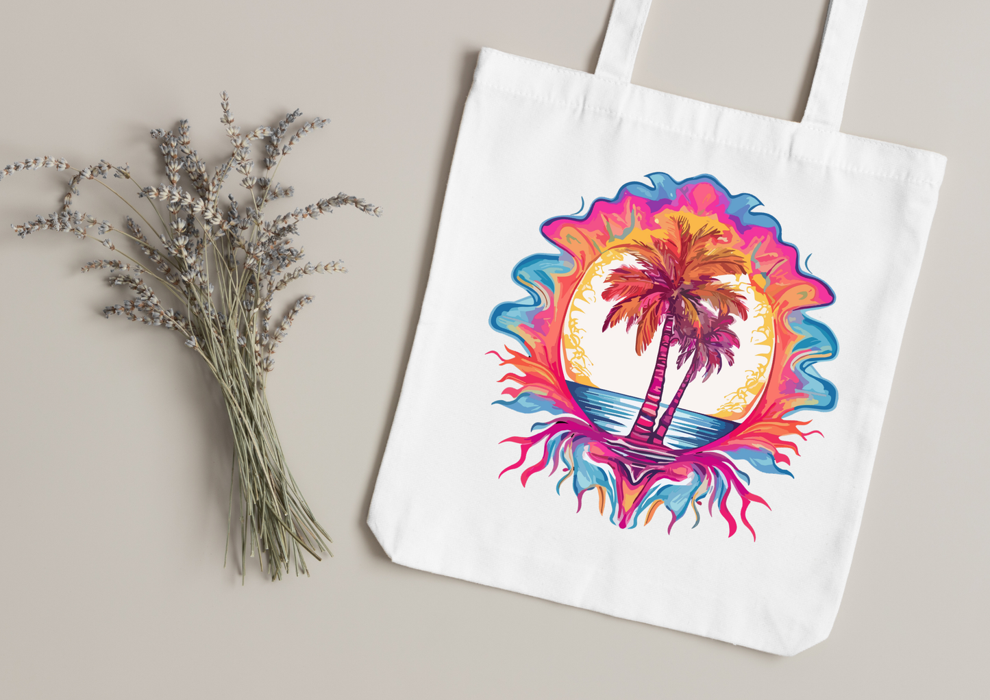Tote Bag Psychedelic Designs – 100 modèles au choix – Noir ou Blanc