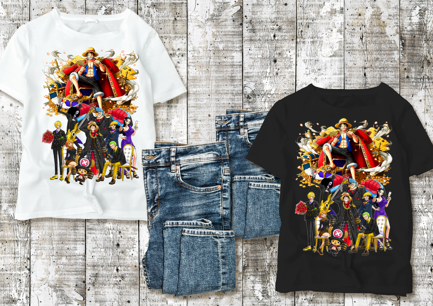 T-shirt One Piece 10 Modèles