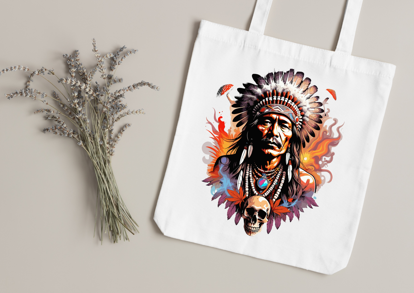 Tote Bag Psychedelic Designs – 100 modèles au choix – Noir ou Blanc