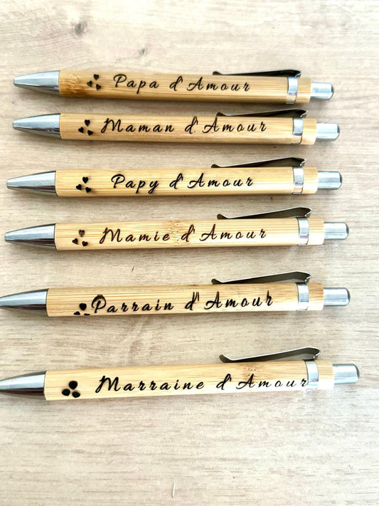 stylos bois d'amour