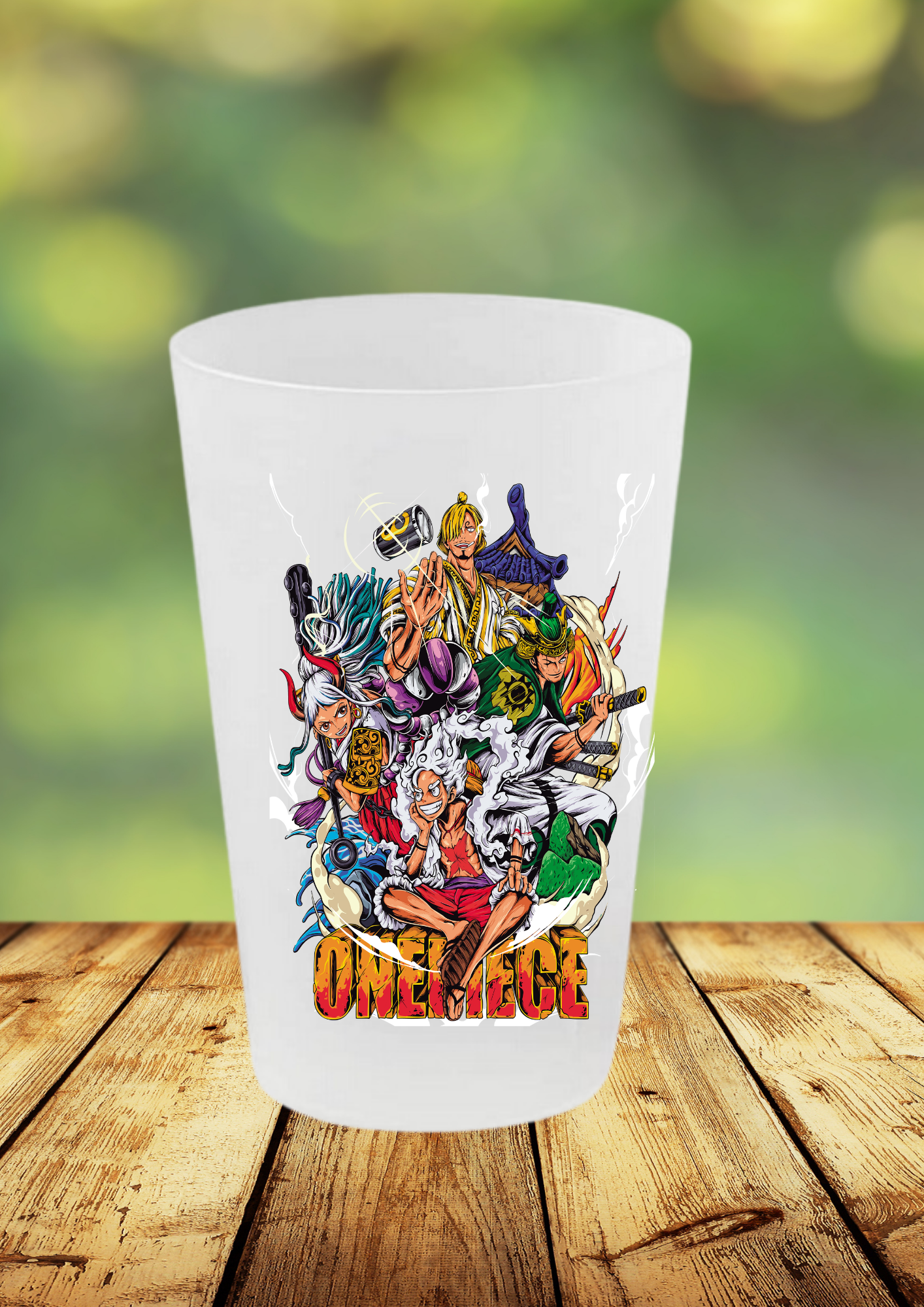 Gobelet One Piece – Impression DTF UV – 136 modèles au choix