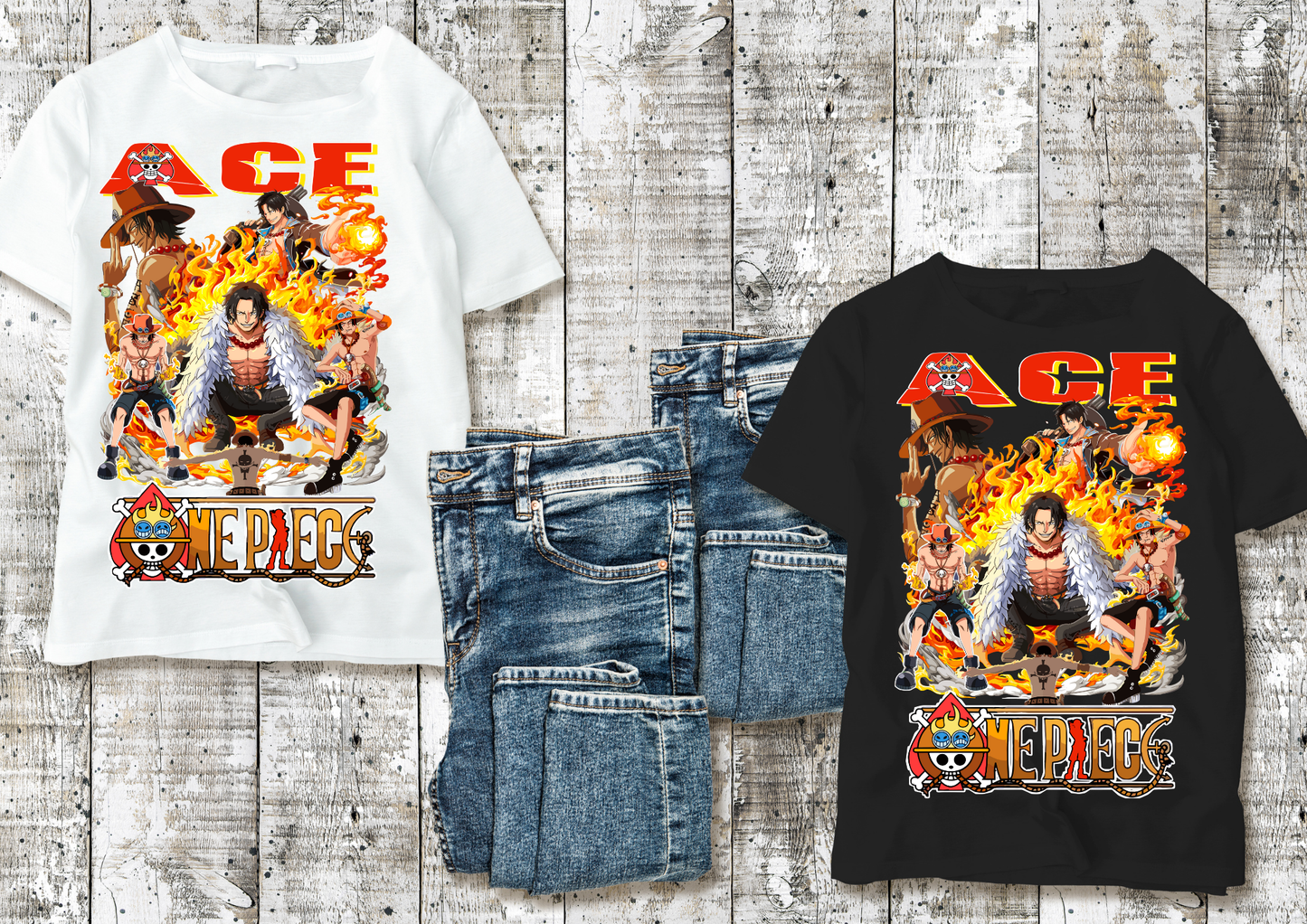 T-shirt One Piece 10 Modèles