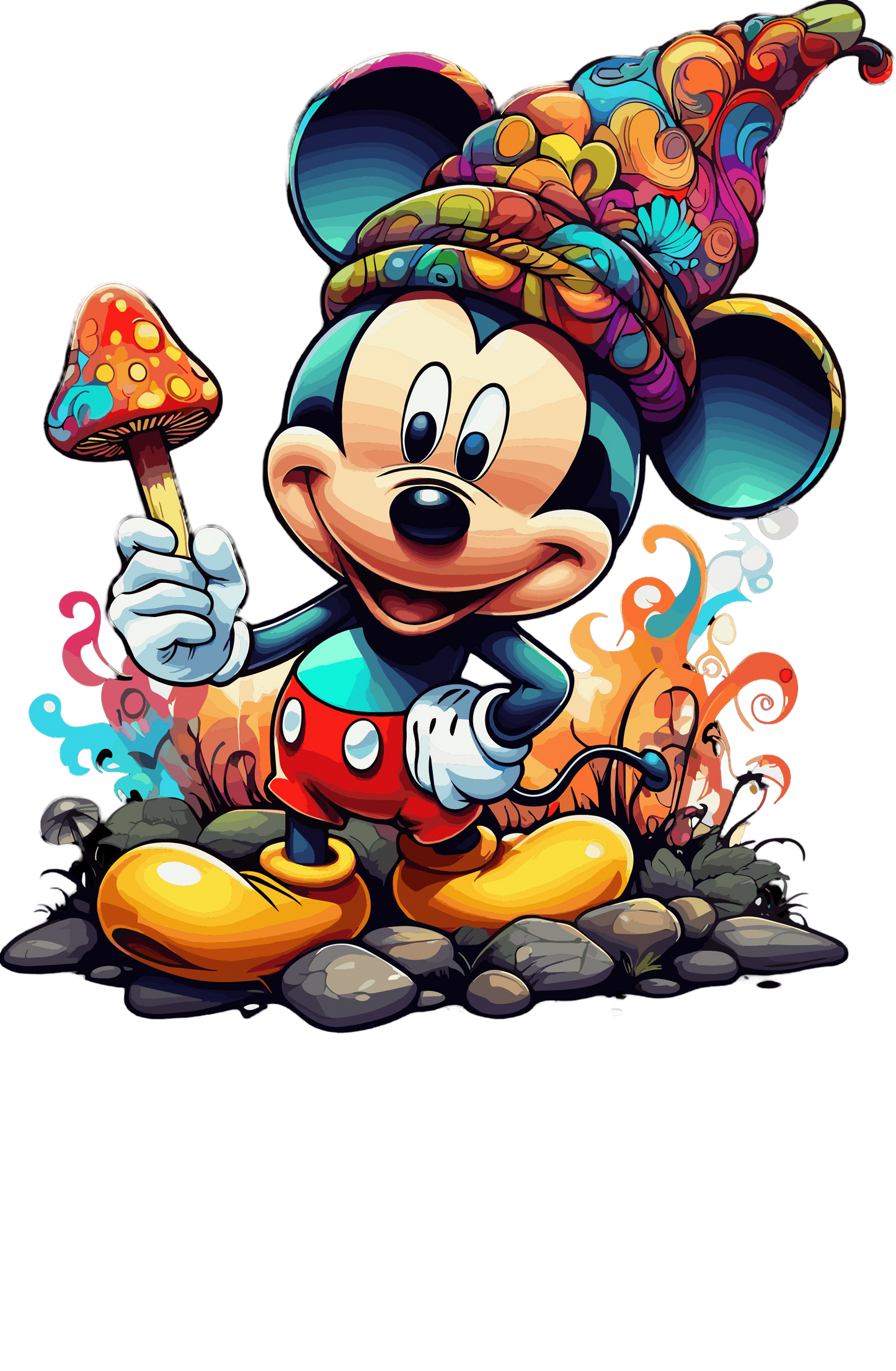 Psychedelic Designs – Fichier PNG Haute Qualité – 100 modèles au choix