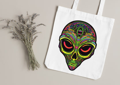 Tote Bag Psychedelic Designs – 100 modèles au choix – Noir ou Blanc