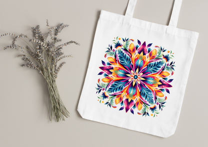 Tote Bag Psychedelic Designs – 100 modèles au choix – Noir ou Blanc