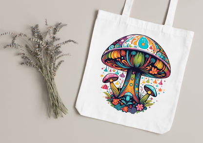 Tote Bag Psychedelic Designs – 100 modèles au choix – Noir ou Blanc