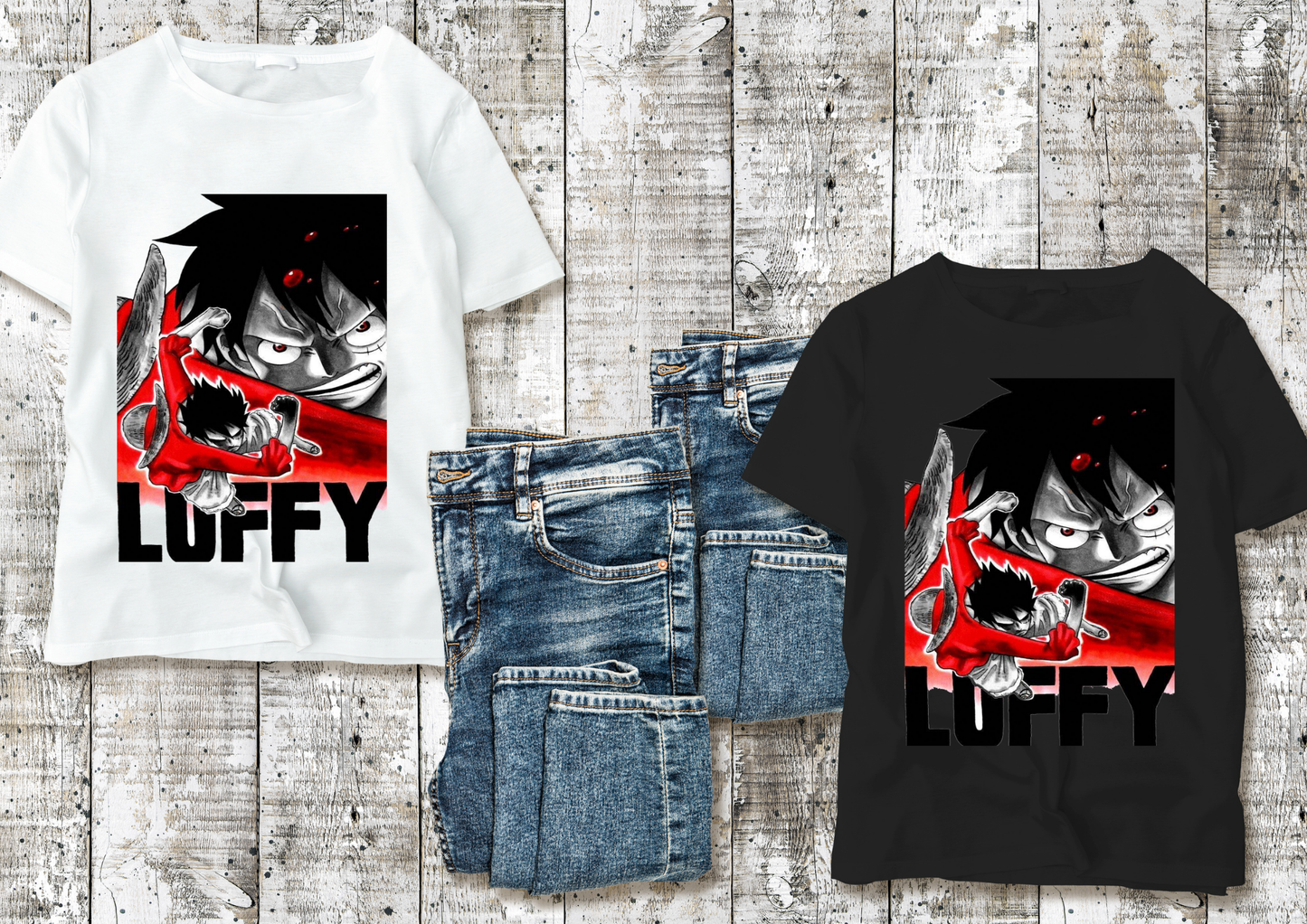 T-shirt One Piece 10 Modèles