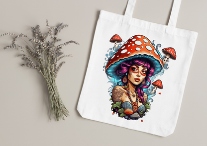 Tote Bag Psychedelic Designs – 100 modèles au choix – Noir ou Blanc