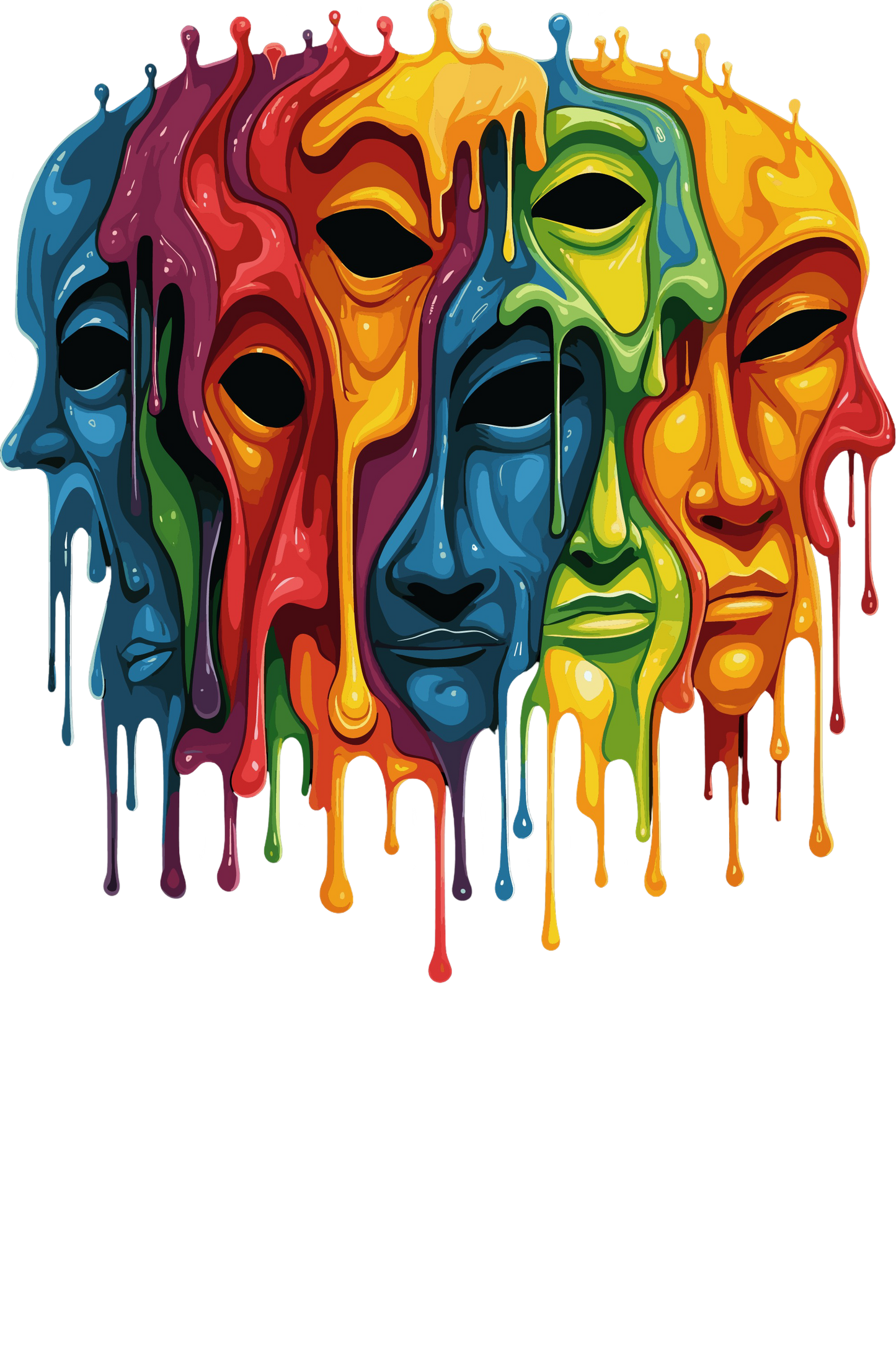 Psychedelic Designs – Fichier PNG Haute Qualité – 100 modèles au choix